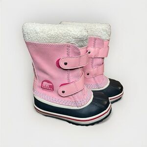 Pink Sorel Winter Snow Boots Girl Size 9